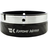 KHROME WERKS 1860-2574 200881p Billet-Tip Exhaust End Cap Exhaust End Cap - Billet Cut Tip - Carbon - 4-1/2"
