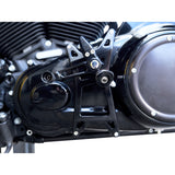 Speed Merchant Mid Controls With Pegs Black - SM-M8FLMIDWP-BK For Harley Touring 2017-2023