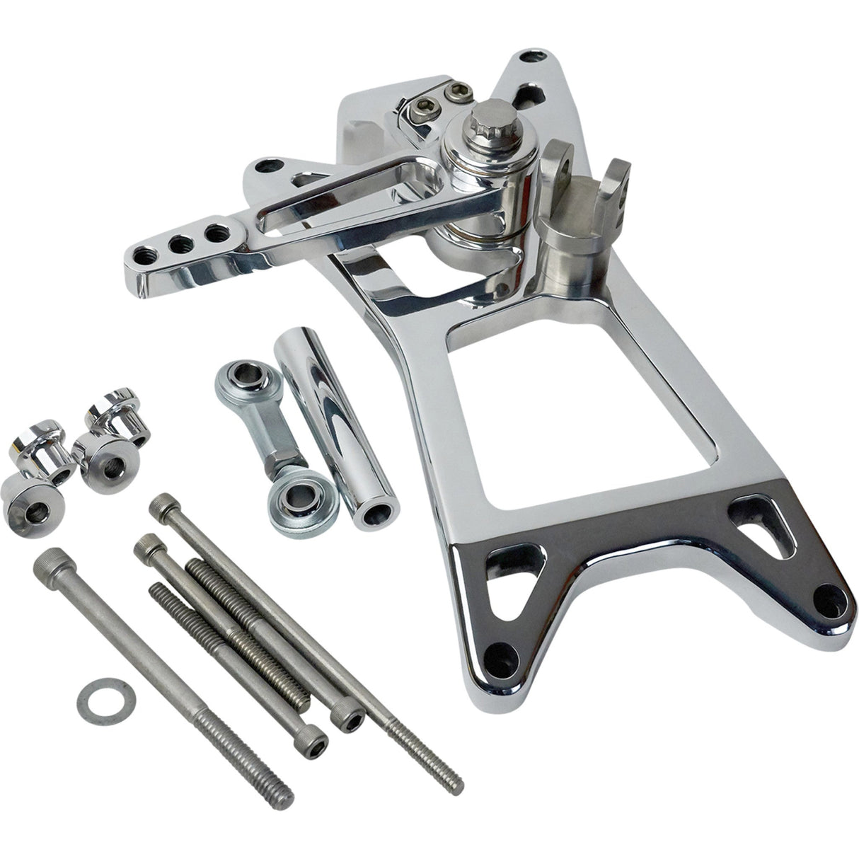 Speed Merchant Mid Controls Without Pegs Polished - SM-M8FLMIDWOP-P For Harley Touring 2017-2023
