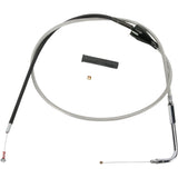 DRAG SPECIALTIES Stainless Braided Idle Cable