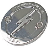 Thrashin Supply CO. Points Cover Dished Polished 2 Hole M8 - TSC-3027-2 For Harley Motorcycles 2017-2025