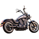 TRASK 1810-2275 TM-3034BK Hot Rod 2:1 Exhaust System Hot Rod 2:1 Exhaust - Black - Victory