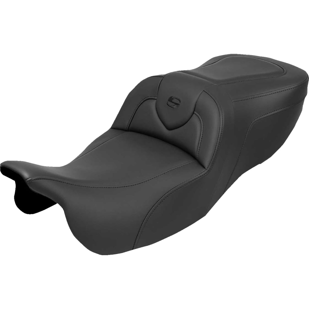 SADDLEMEN 0801-2142 815-07-187 RoadSofa™ Seat without backrest - plain - flrt/fltrt '15-'25