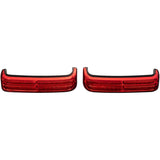 CUSTOM DYNAMICS 2040-2567 PB-SBSEQ-BCM-BR ProBEAM LED Sequential BAGZ Saddlebag LED Lights - Sequential - Black/Red