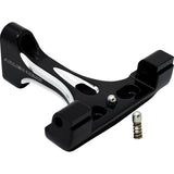 Arlen Ness Forged Passenger Floorboard Mounts Passenger Black - 410-033 For Harley Touring 1999-2026