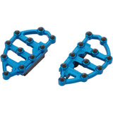 Arlen Ness MX Billet Floorboards Blue - 06-897 For Harley Motorcycles 1980-2026