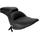 Mustang Studded 2-Up Seat - 76401 For Harley Softail 2006-2017