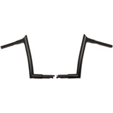 FAT BAGGERS INC. 0601-4755 907010-B 1-1/4" EZ Install Pointed Top Handlebar - 10" - Black