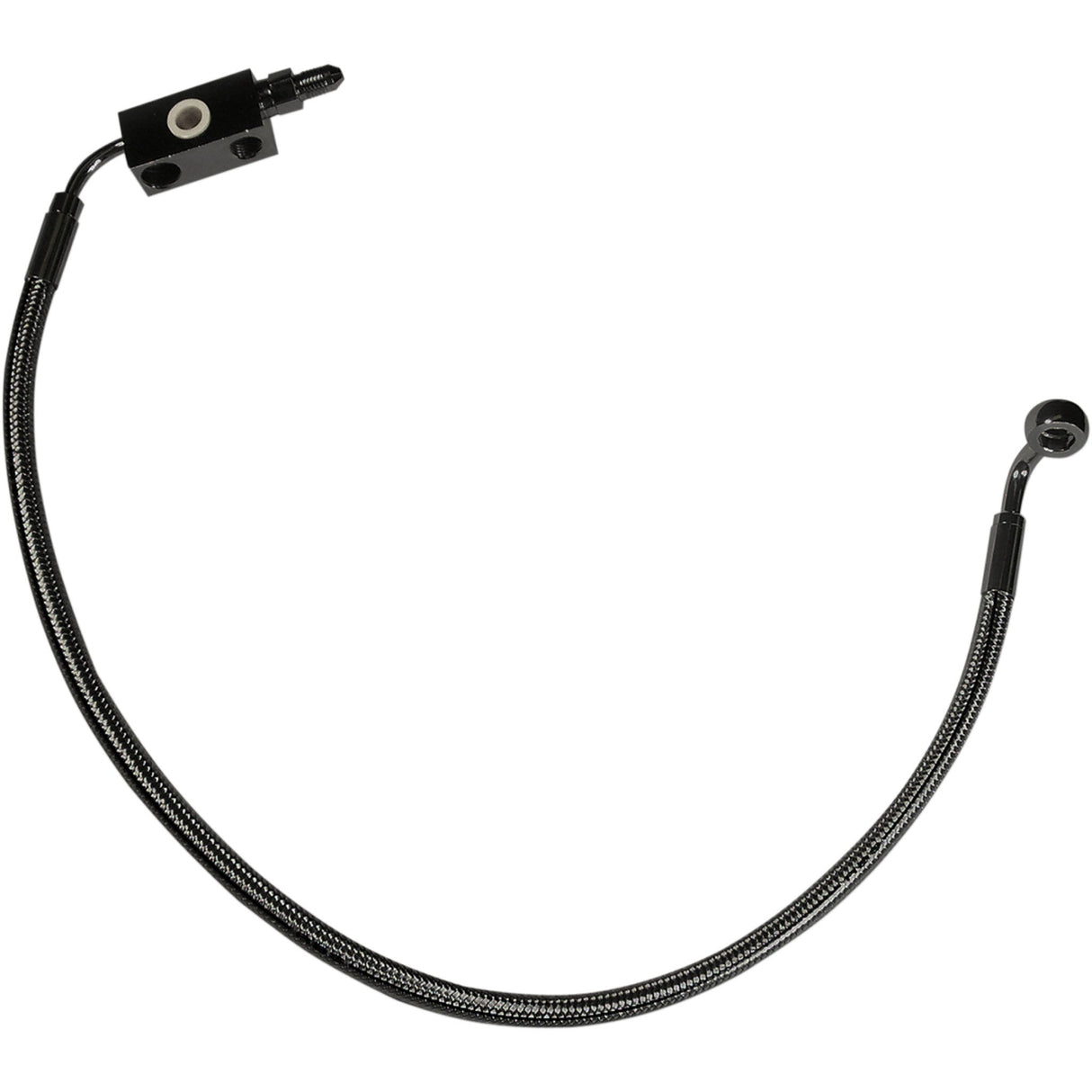 Magnum Shielding Designer Series Front Lower Brake Line Kit Black Pearl - AS47004 For Harley Dyna 2012-2017