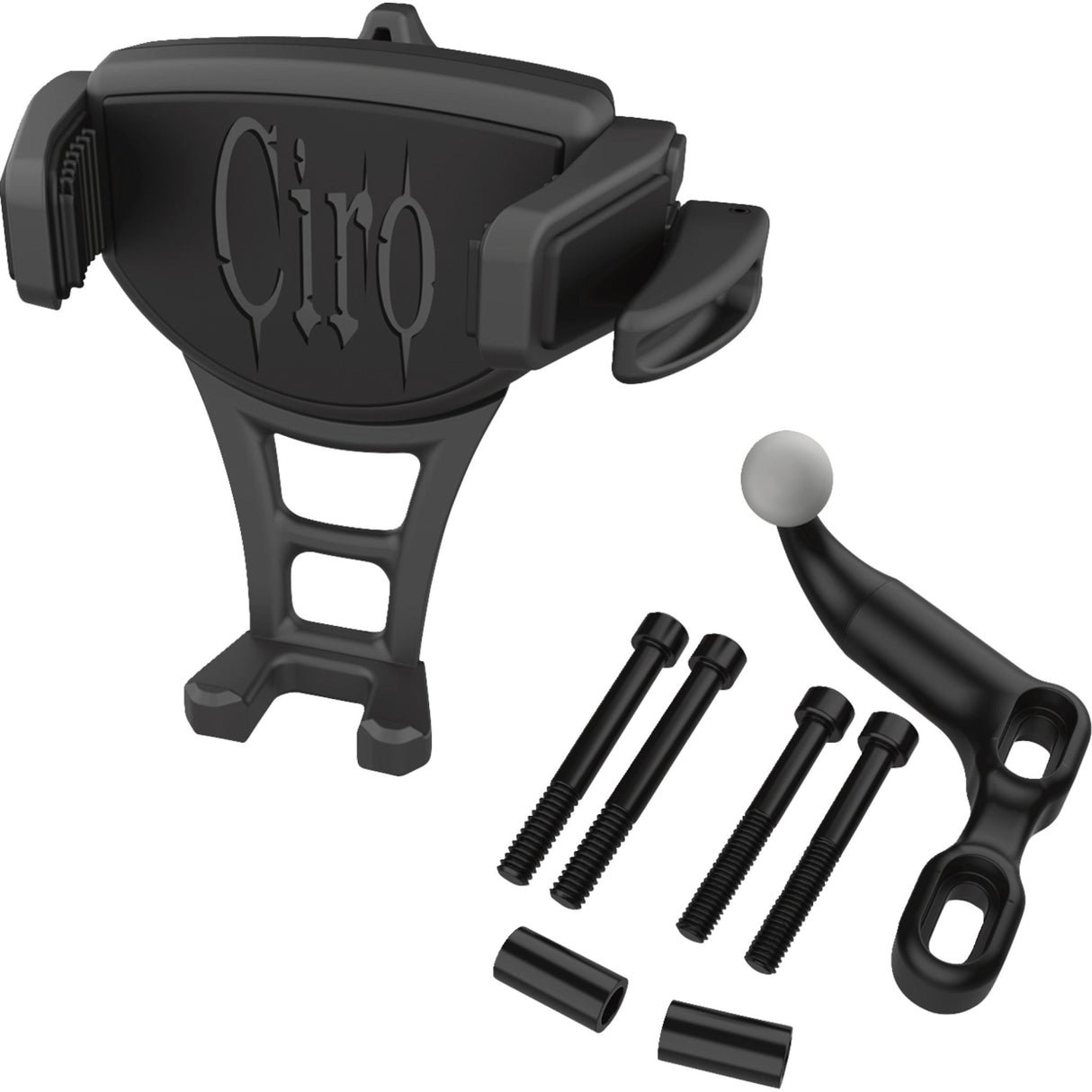 CIRO 0636-0571 50351 Constrictor Phone Holder - Black - Black Offset Perch Mount