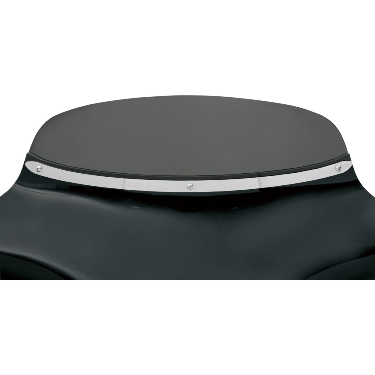 MEMPHIS SHADES 2350-0128 MEM0918 Slotted Stainless Steel Batwing Fairing Trim Fairing Windshield Trim - Stainless Steel - Polished - Slim