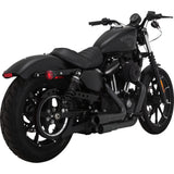 Vance & Hines Mini-Grenades 2-Into-2 Exhaust System - 46884 For Harley Sportster 2004-2013