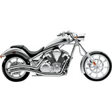 Cobra Speedster Swept 2-Into-2 Exhaust System - 1233 Honda VT1300CR Stateline / VT1300CS Sabre / VT13CX Fury 2010-2016