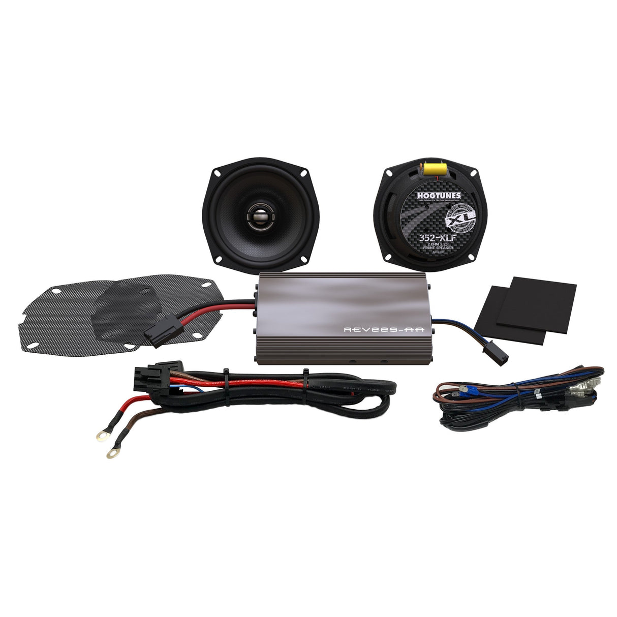 Hogtunes 225 SG Kit-XL Speaker And Amplifier Kit For Harley Touring 1998-2013