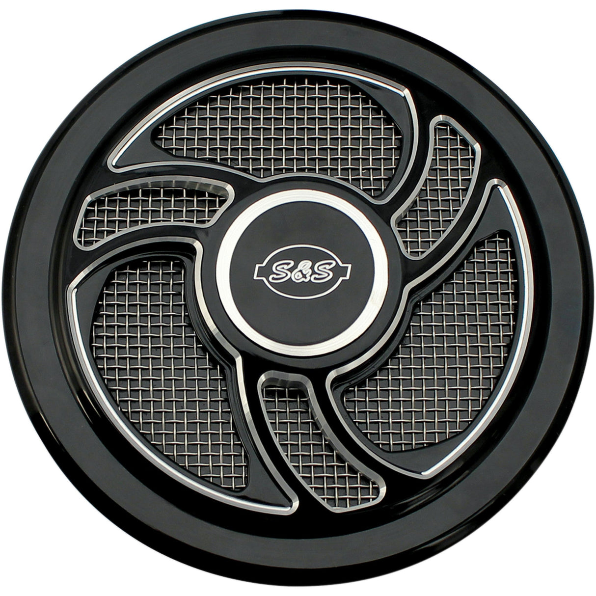S&S CYCLE 1014-0172 170-0206 Stealth Air Cleaner Cover - Torker - Black