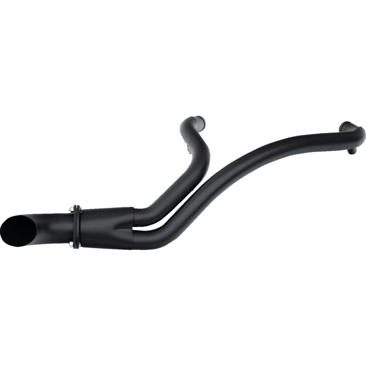 Trask 2-Into-1 BMF Exhaust System M8 Black - TM-5765BK For Harley Touring 2017-2026