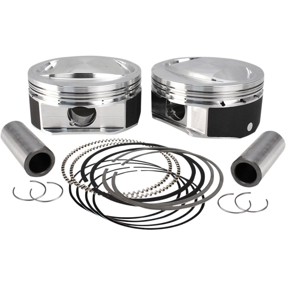 S&S CYCLE 0910-3979 920-0114 High Compression Piston Kit - 110" Twin Cam CVO Motor - Standard