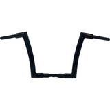 FAT Baggers INC. 1-1/2" EZ Install Flat Top Handlebar 12" Black - 618012-B For Harley Touring 2018-2025