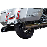 S&S Cycle 4-1/2" MK45 Performance Slip-On Mufflers Lava Chrome 50-State - 550-1113 For Harley Touring 2017-2026