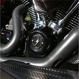 Thrashin Supply CO. Points Cover Dished Black 2 Hole M8 - TSC-3027-4 For Harley Motorcycles 2017-2025