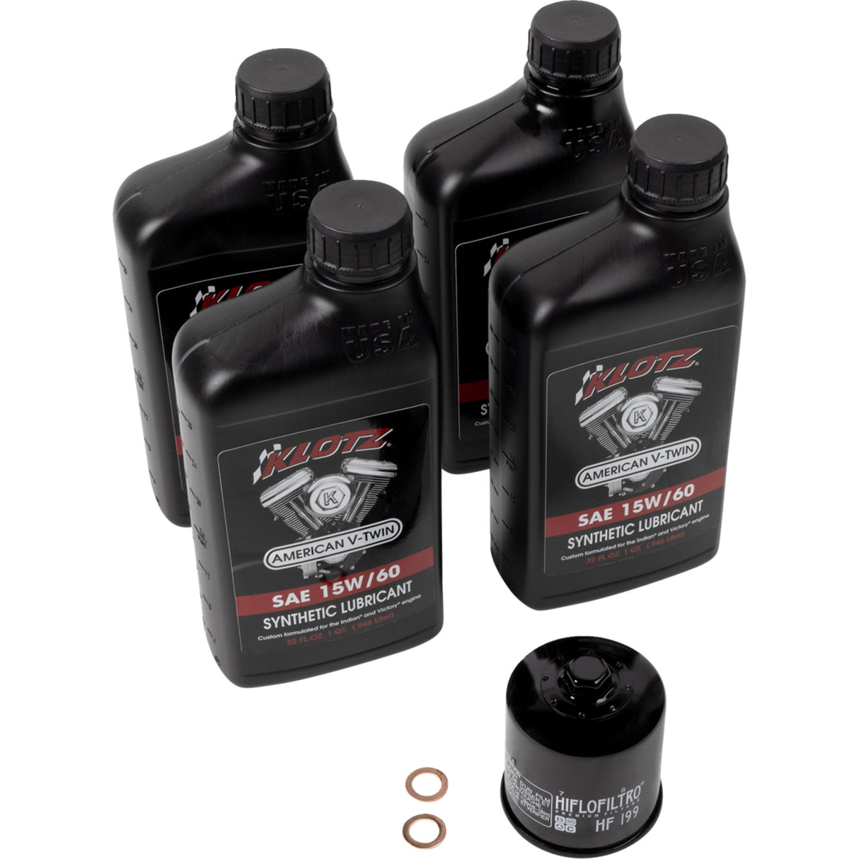 Klotz Oil Oil Change Kit - KH-120 For Indian Scout 2015-2023