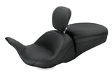 Mustang Motorcycle Electra Glide, Rd King, Str Glide Lowdown 1PC Seat With Dbr Black - 79703 For Harley Touring 2008-2021