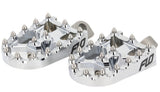 Flo Motorsports 122-8061 FPEG-800BLK MOTO STYLE FOOTPEG SET BLACK 2"X3.125"