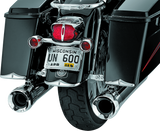 Kuryakyn 8640 Rear Fender Or Saddlebag Accent Tips Chrome (pair)