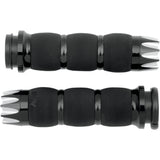AVON GRIPS 0630-1185 AIR-90-AN-FL-EX Excalibur Air Cushioned Grips Air Cushioned - TBW - Black