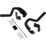 SHOW CHROME 1620-2501 41-422BK Highway Rest Adjustable Highway Peg - Satin Black - Can-Am