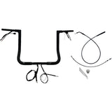 FAT Baggers INC. 1-1/4" EZ Install Flat Top Handlebar 14" Black - 749014-B For Harley Street Glide 2023-2026