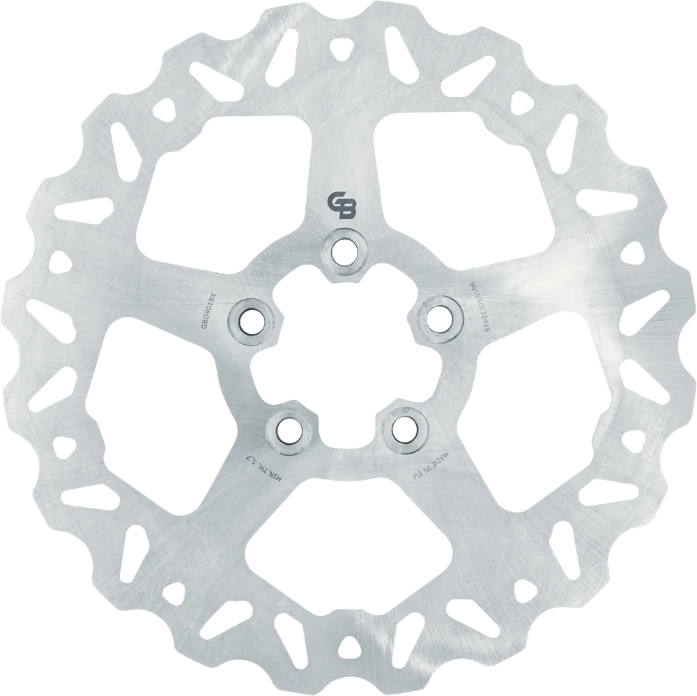 Gbrakes 17-D9019X GBD9019X ROTOR 11.5" SOLID WAVE RR STAINLESS 2.22" INNER BORE
