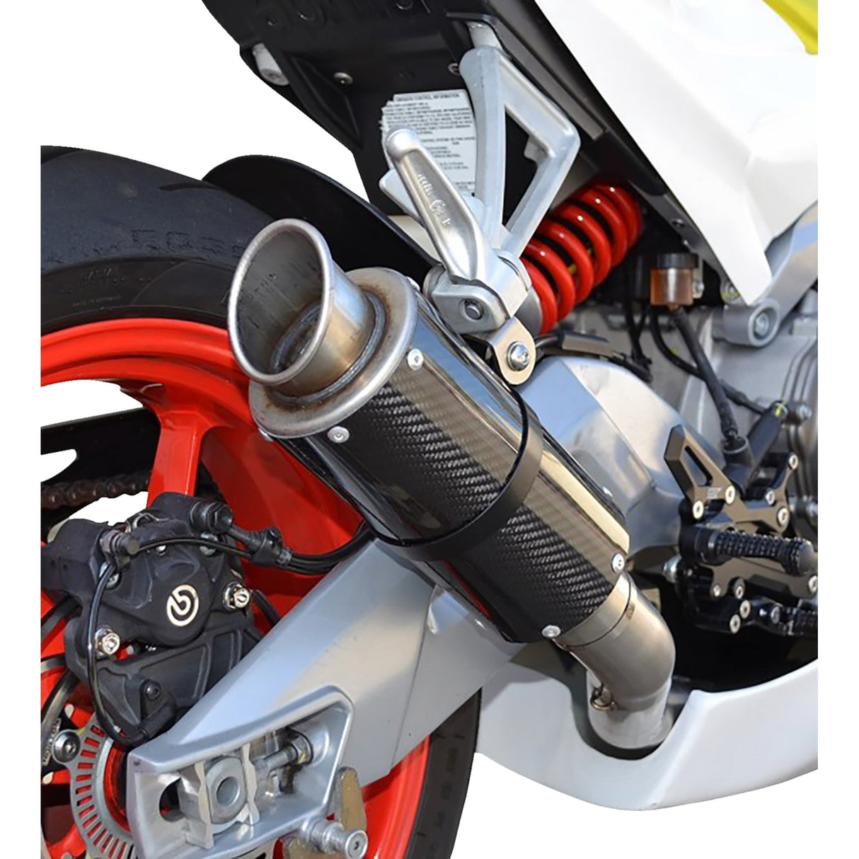 Hot Bodies Growler Exhaust System - 12101-2400 Aprilia 660 2021-2023