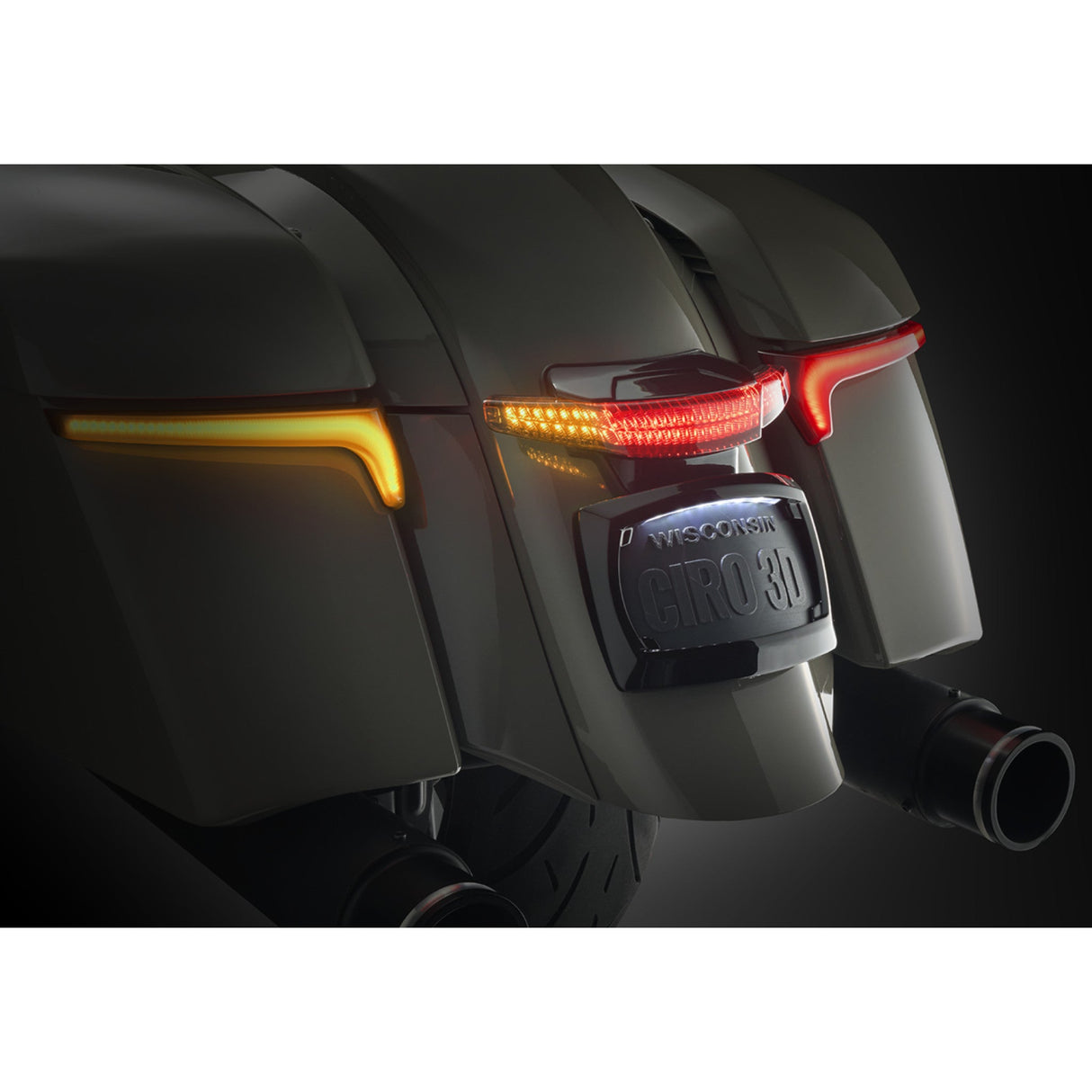 Ciro Taillight License Plate Holder - 46454 For Indian 2020-2025
