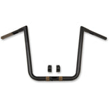 LA Choppers 1-1/4" Hefty Twin Peaks Handlebar 16" Black - LA-7312-66B For Harley Road Glide 2015-2022