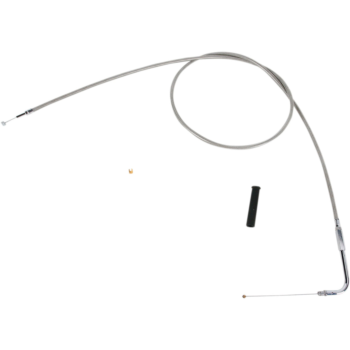 DRAG SPECIALTIES Stainless Braided Throttle Cable