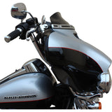 Klock Werks Flare® Windshield 4" Black - KWW-01-0404 For Harley Touring 2014-2025