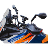 RAM MOUNTS 0640-1722 RAM-B-465RL Tough-Mirror™ Left/Right Mirrors with Ball Tough-Mirror™ - Side View - Oval - Black - Left/Right with Ball
