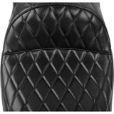 LePera Maverick Seat Without Backrest Diamond Stitch Black - LV-957DM For Harley Touring 2023-2026