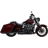 Vance & Hines Twin Slash Slip-On Muffler Black - 46672 For Harley Touring 2017-2026