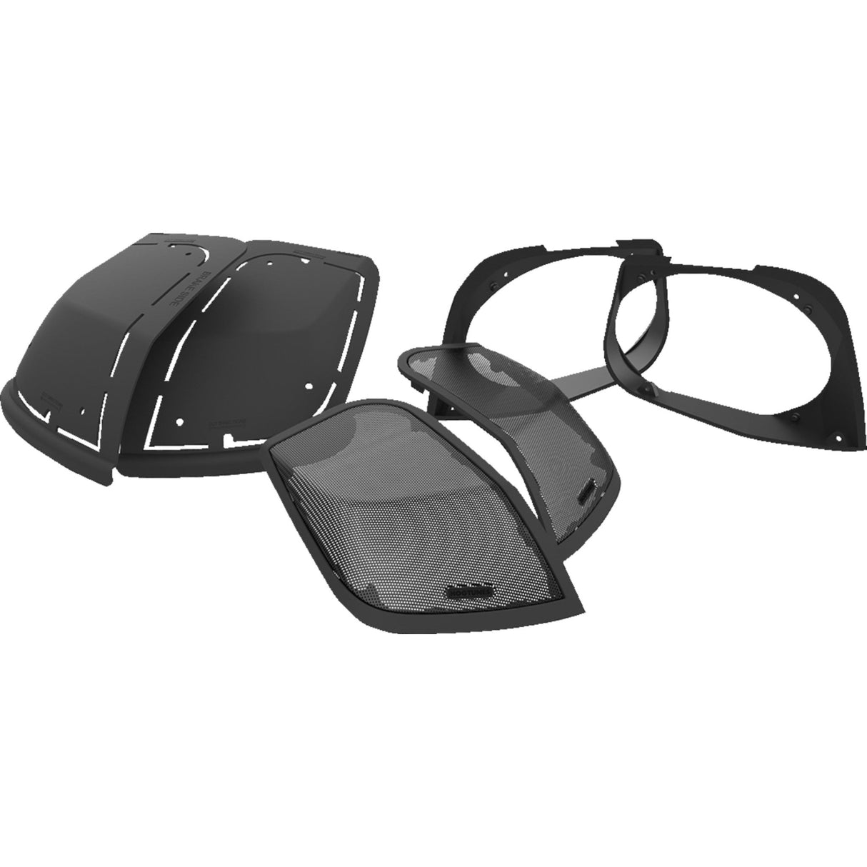 Hogtunes Cut-In Lid Kit For 6"x9" Speakers - RETRO LID-RM For Harley Touring 2014-2024