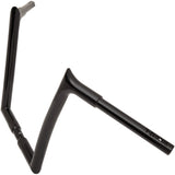 FAT Baggers INC. 1-1/4" EZ Install Pointed Top Handlebar 12" Black - 908012-B For Harley Motorcycles 2007-2025