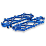Arlen Ness Diamond Floorboards Driver Blue - 410-055 For Harley Motorcycles 1982-2026