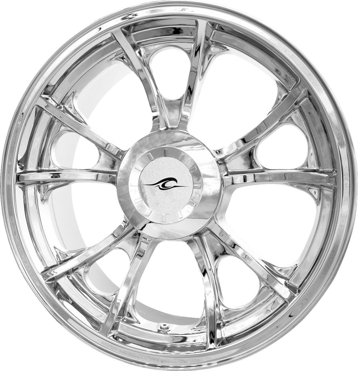 Wheel - Largo 3D - Rear - Single Disc/with or without ABS - Chrome - 18x7 - 0202-2210