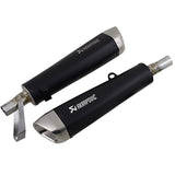 AKRAPOVIC 1811-3993 S-T9SO2-HCQTBL Slip-On Line Muffler Street Twin Mufflers - Titanium