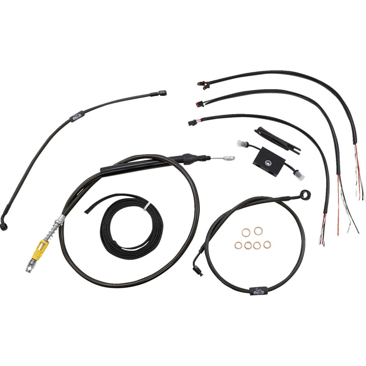 La Choppers Complete Cable Kit - LA-8157KT2-16M For Harley Softail 2018-2024