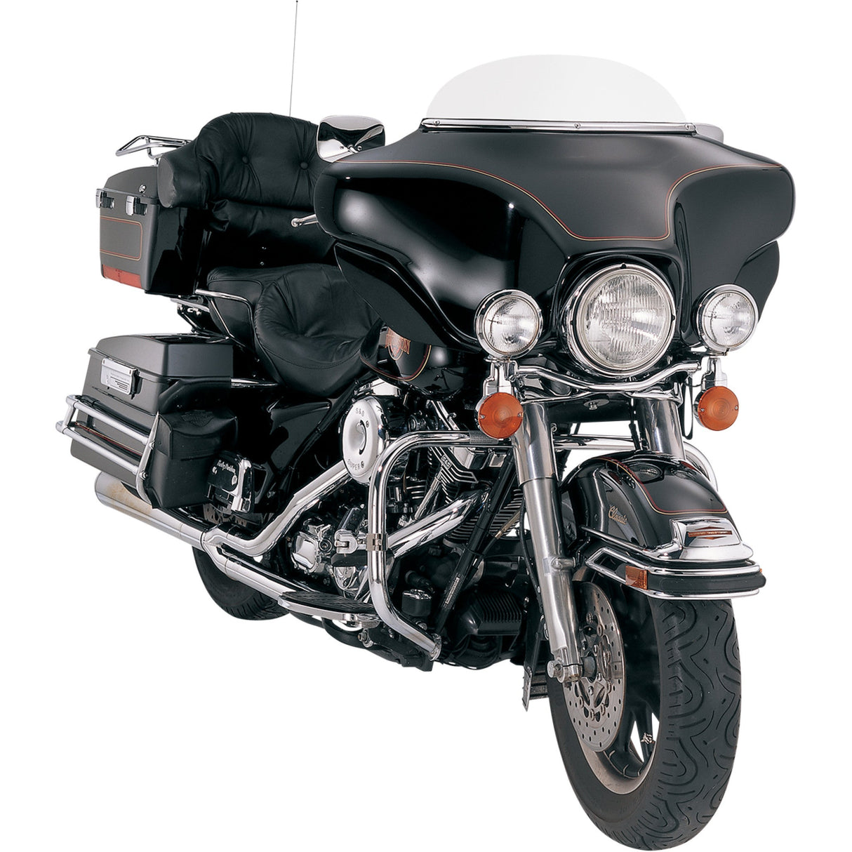 MEMPHIS SHADES 2310-0004 MEP8109 Replacement Lucite Windshield - 5" - Solar '96-'13 FLHT