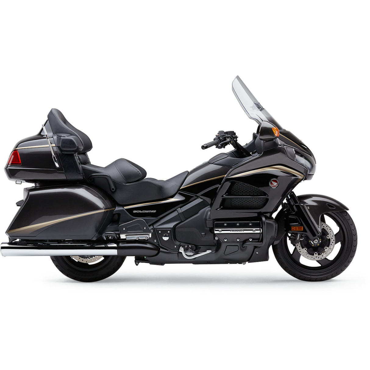 Cobra Tri Flo Muffler - 1218 Honda GL1800HP Gold Wing Audio Comfort / GL1800B Gold Wing F6B / GL1800F6B Gold Wing Bagger 2012-2017