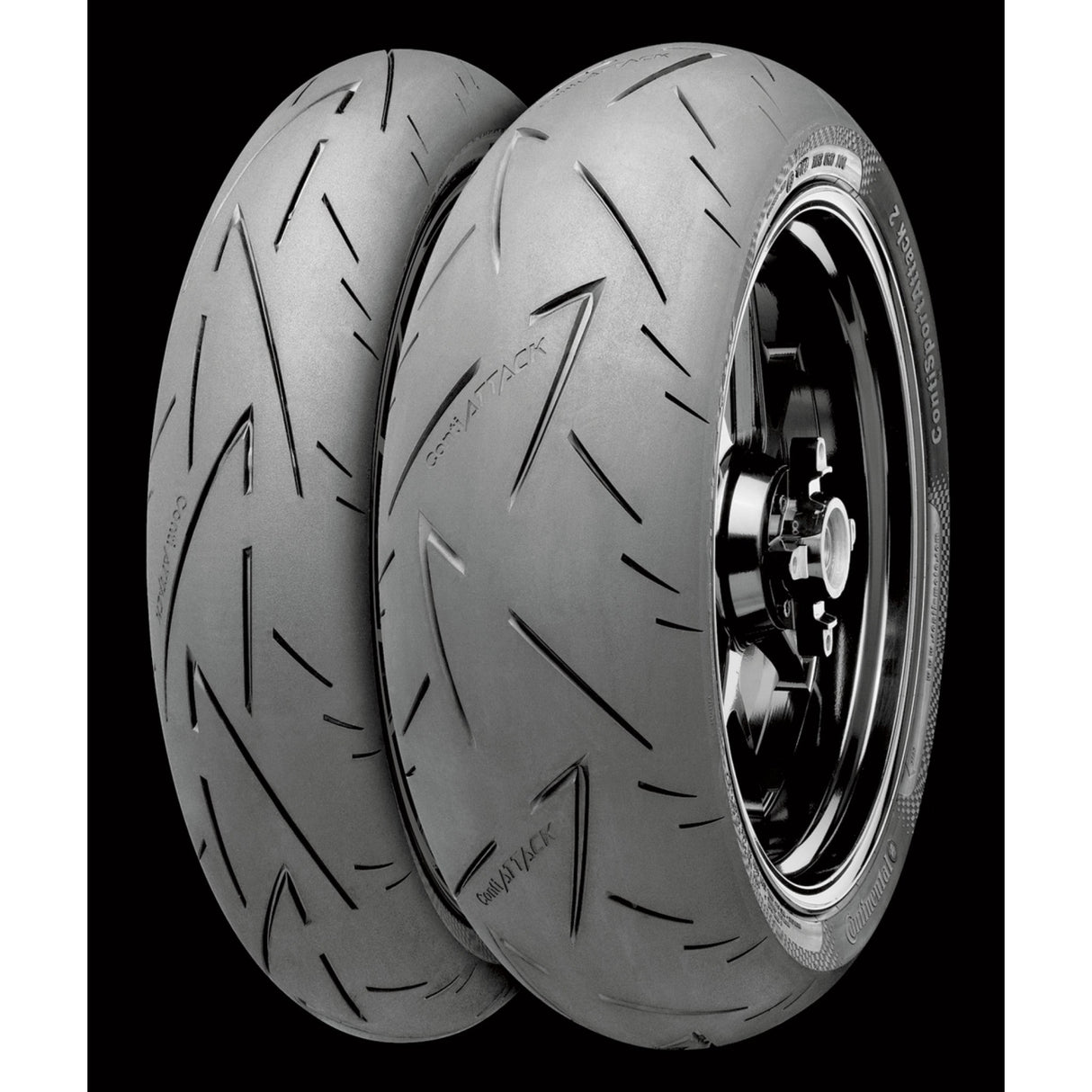 CONTINENTAL 0302-0590 02440090000 ContiSportAttack 2 Tire Tire - ContiSportAttack 2 - Rear - 160/60ZR17 - (69W)