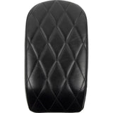 LePera Bare Bones Series Pillion Pad — Diamond Stitch Diamond Black - LYX-007PDM For Harley Softail 2018-2023